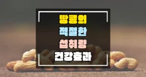 땅콩의 적절한 섭취량과 건강효과 썸네일